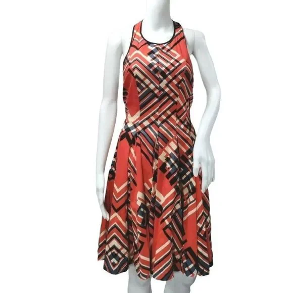 Jessica Simpson Open back Halter Pockets Swing Dress 8 / 10 - Picture 3 of 10